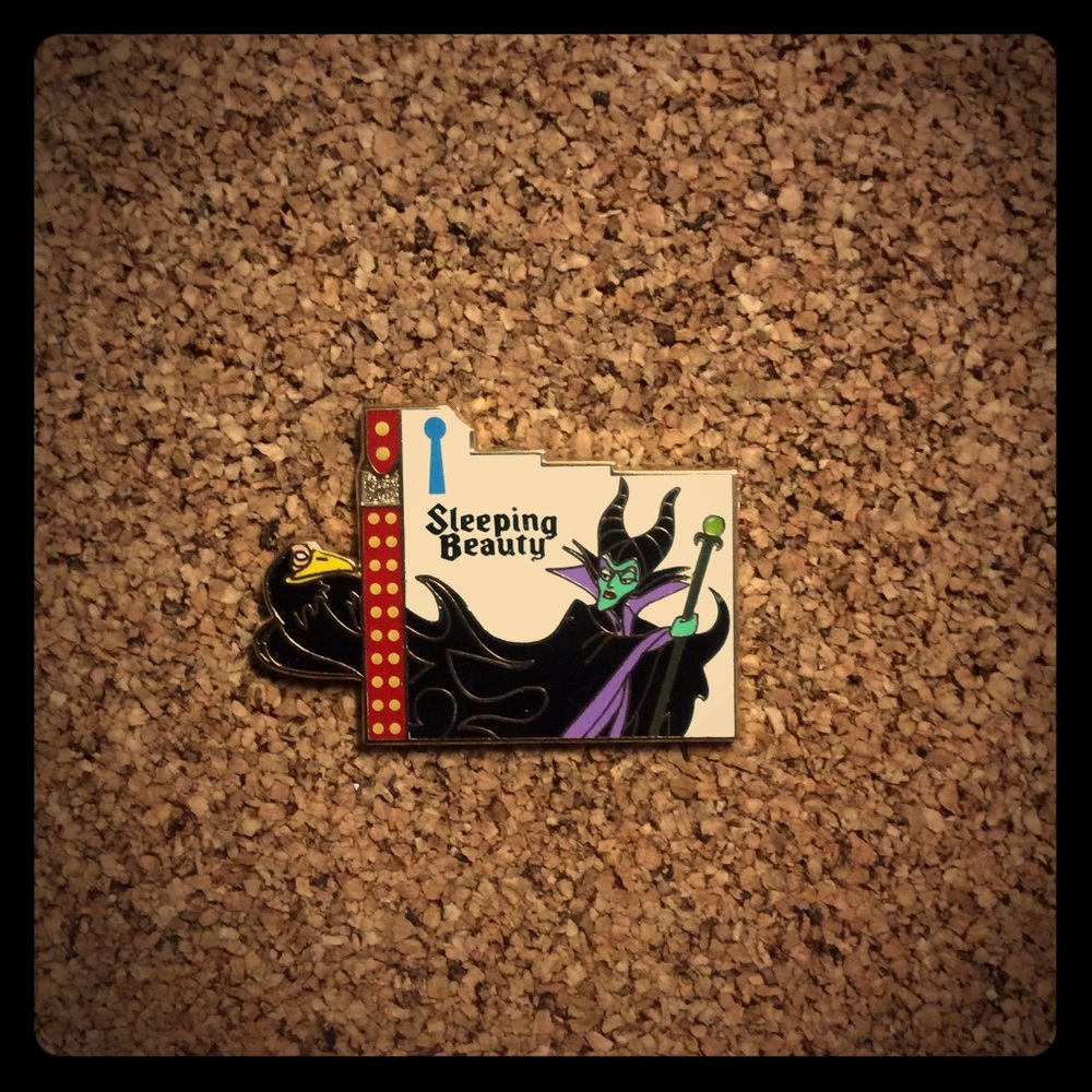 Disney Marquee Sleeping Beauty Maleficent Pin